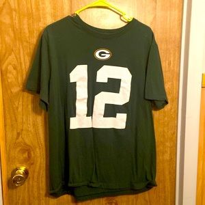 Green Bay Packers Jersey T-shirt Rogers #12